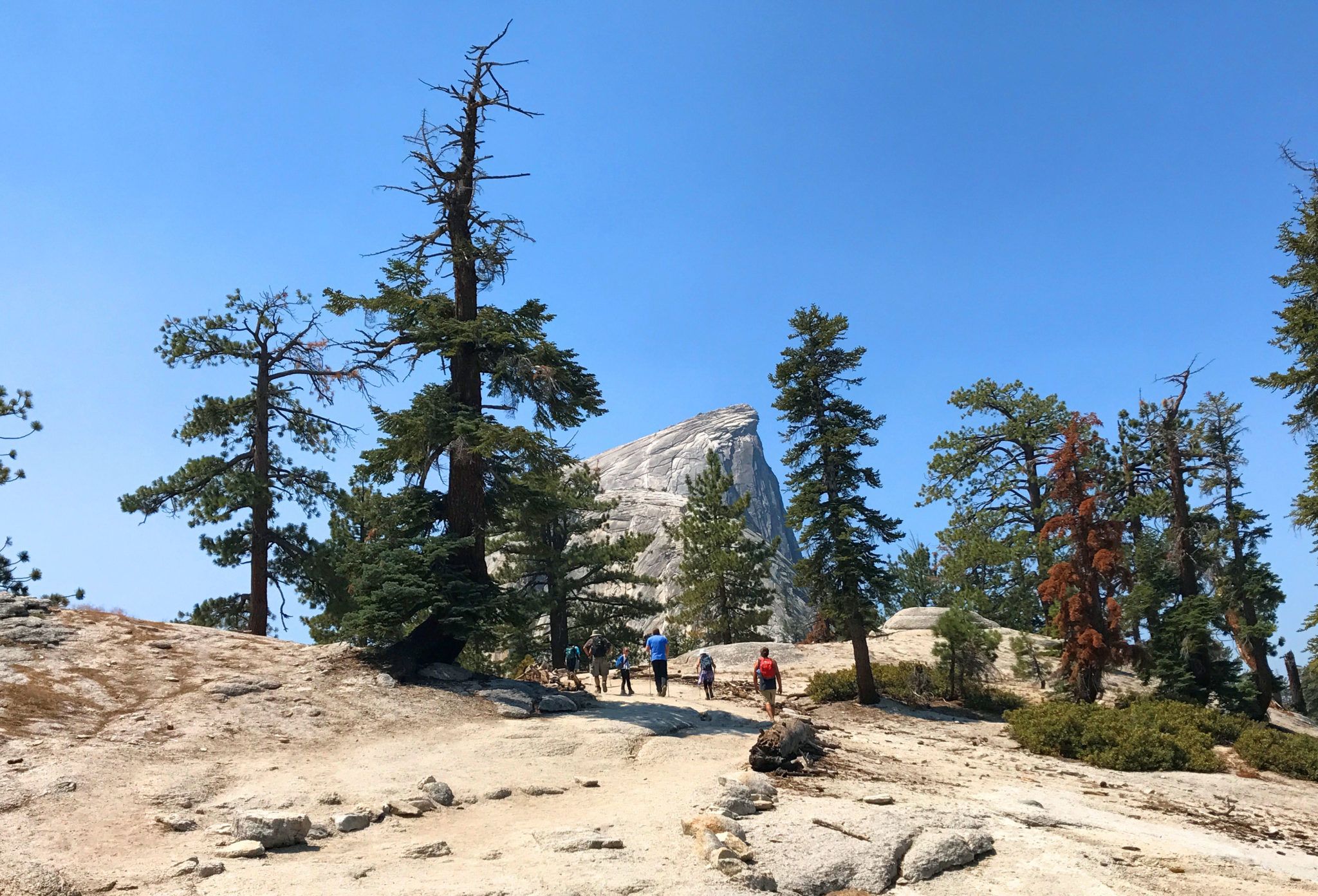 Getting closer to the top of Half Dome