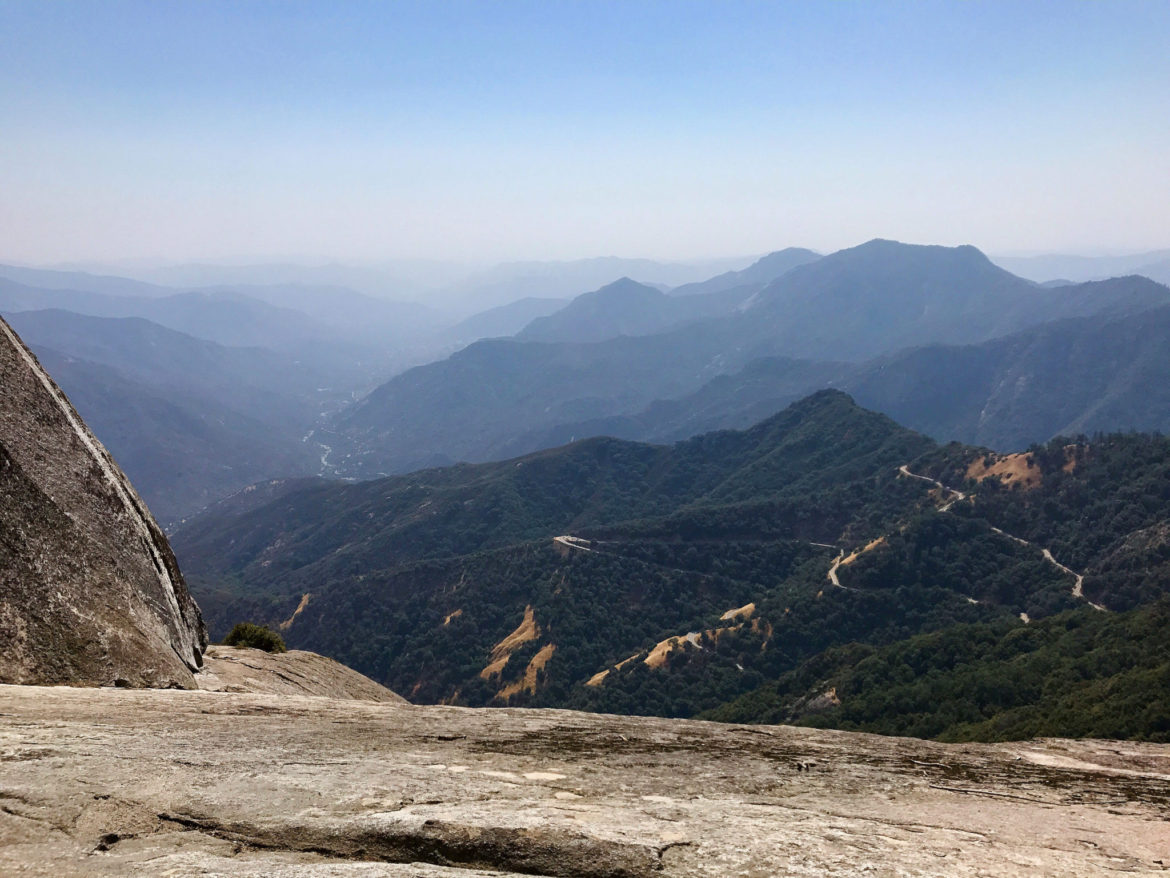 More beautiful views on the way up Moro Rock