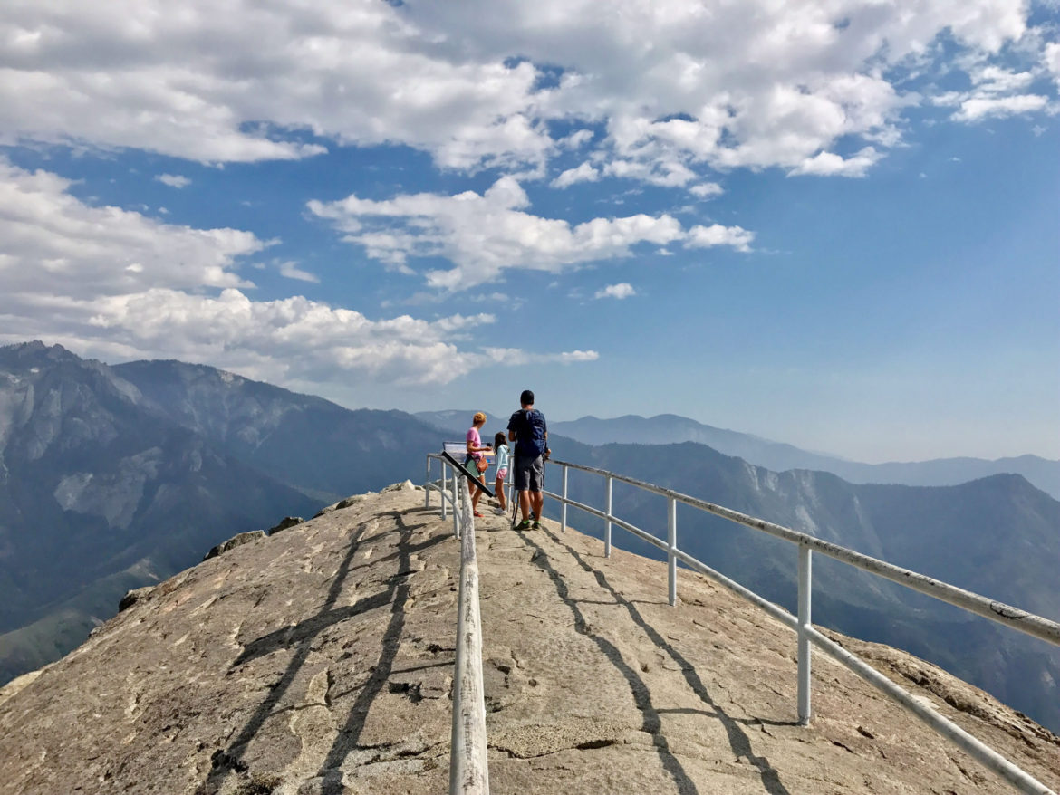The top of Moro Rock