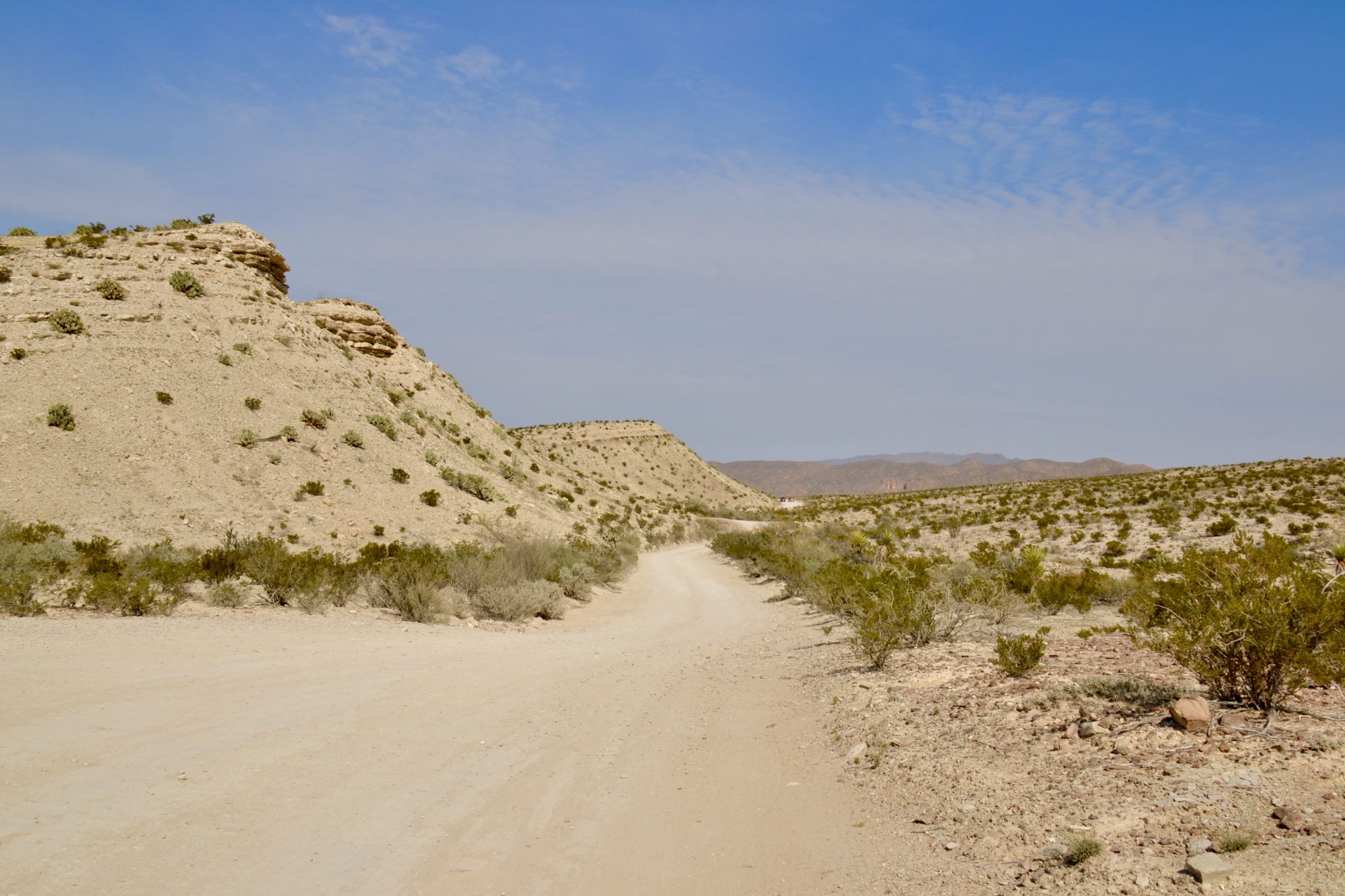 The road to Hot Springs in Big Bend National Park