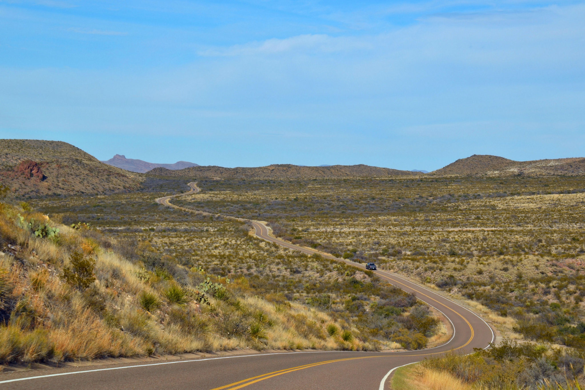 On the road to Chisos Basin