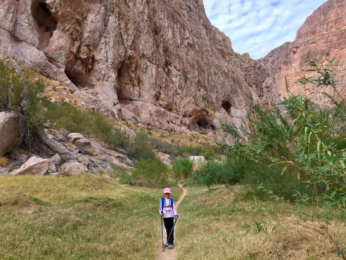Walking on Boquillas Canyon Trail