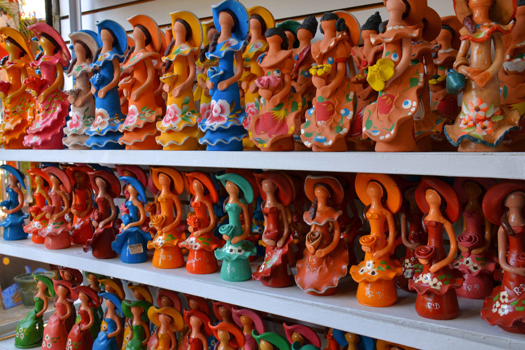 Clay figurines from the Dominican Republic