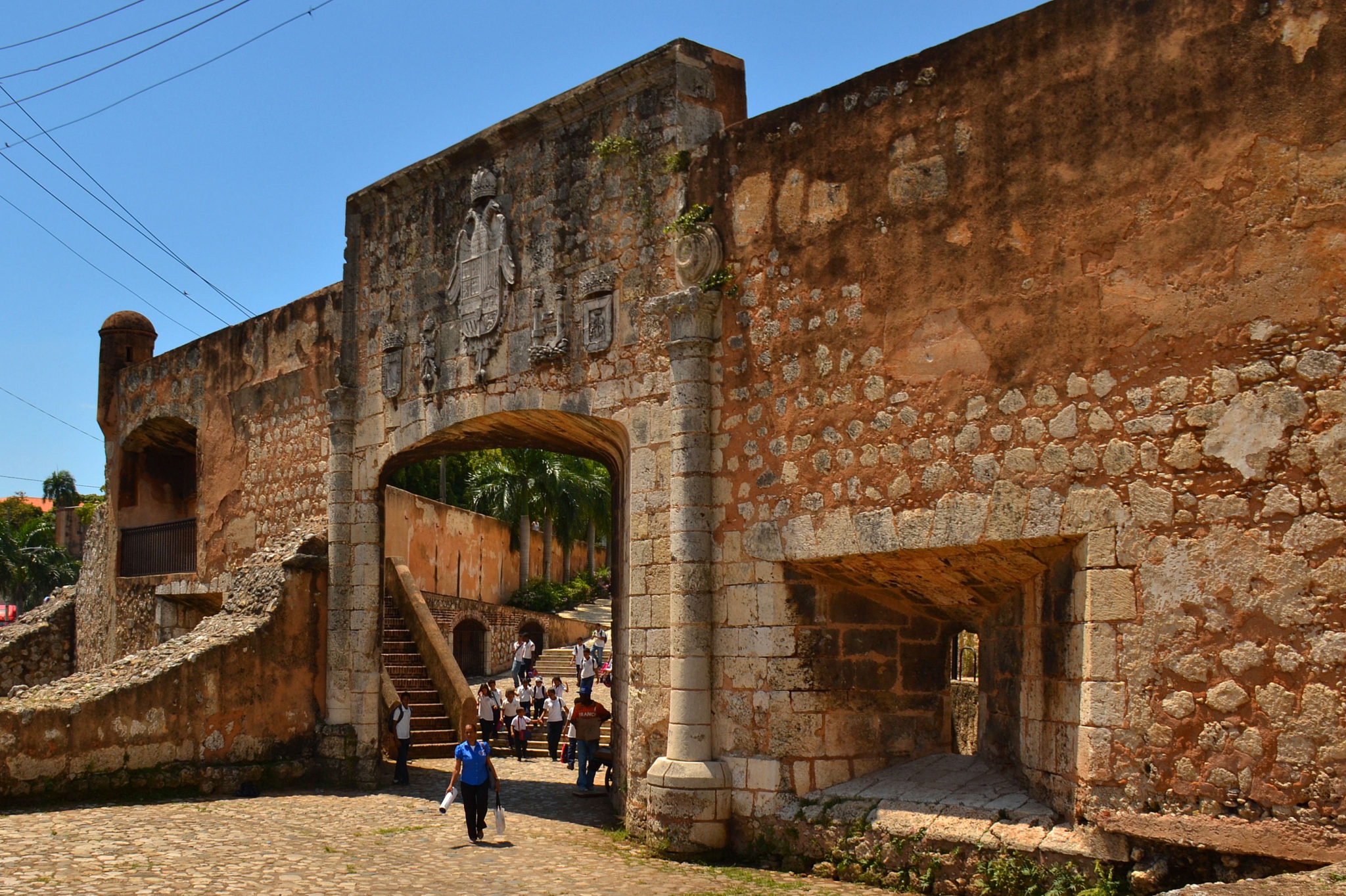 The Ozama Fort Wall In Santo Domingo