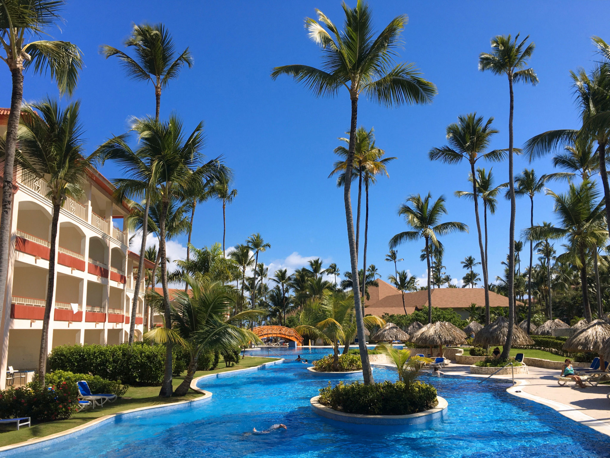 The swimming pool at Majestic Colonial Punta Cana