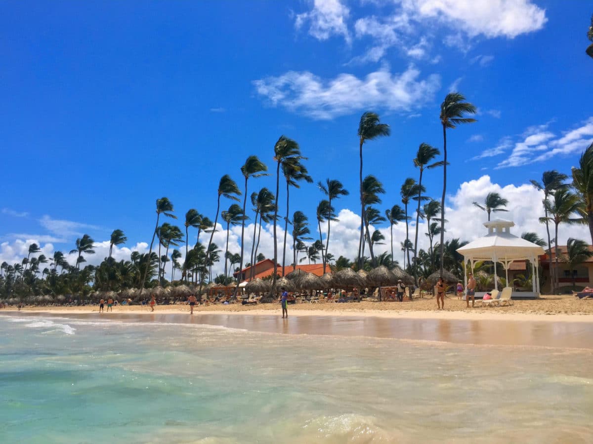 The beach at Majestic Colonial Punta Cana