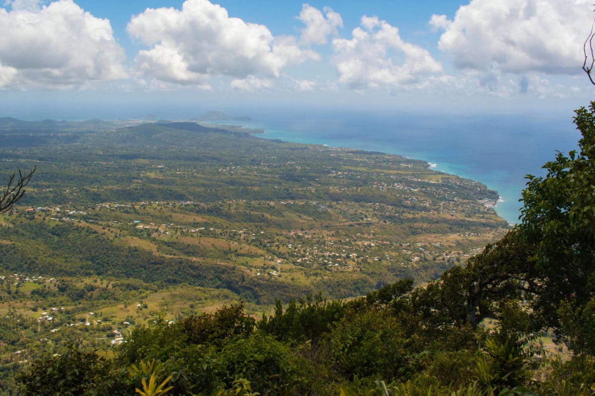 View of St. Lucia from the top of Gros Piton