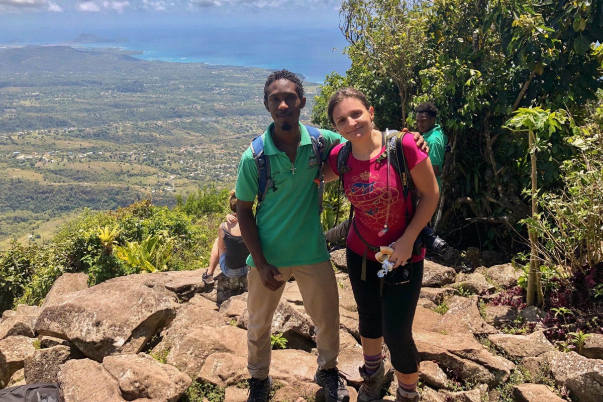 On top of Gros Piton