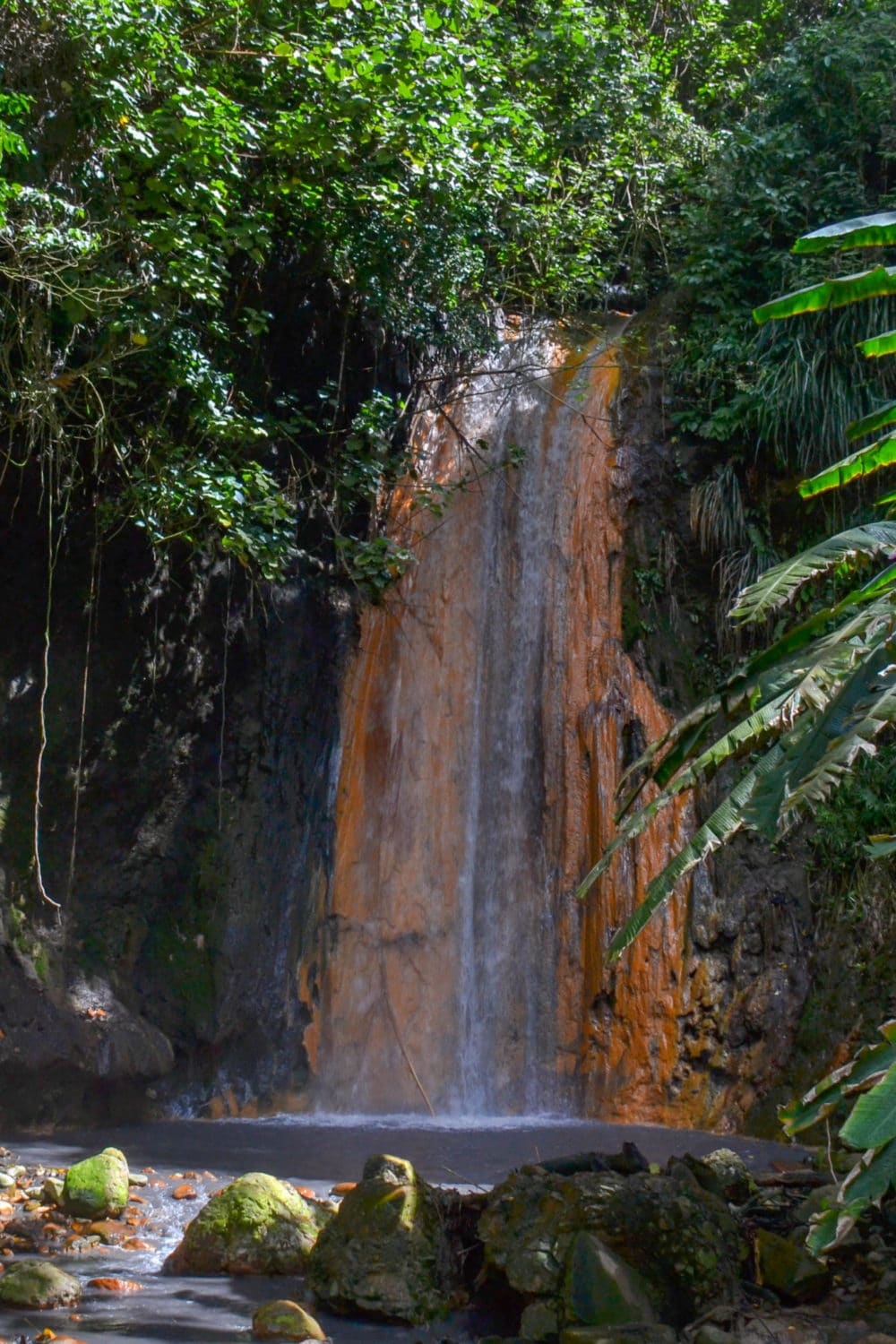 Diamond Falls in Soufriere, St. Lucia