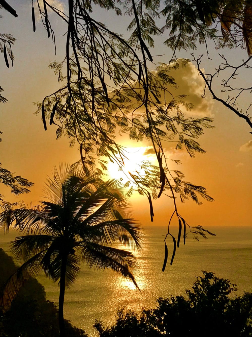Sunset in St. Lucia