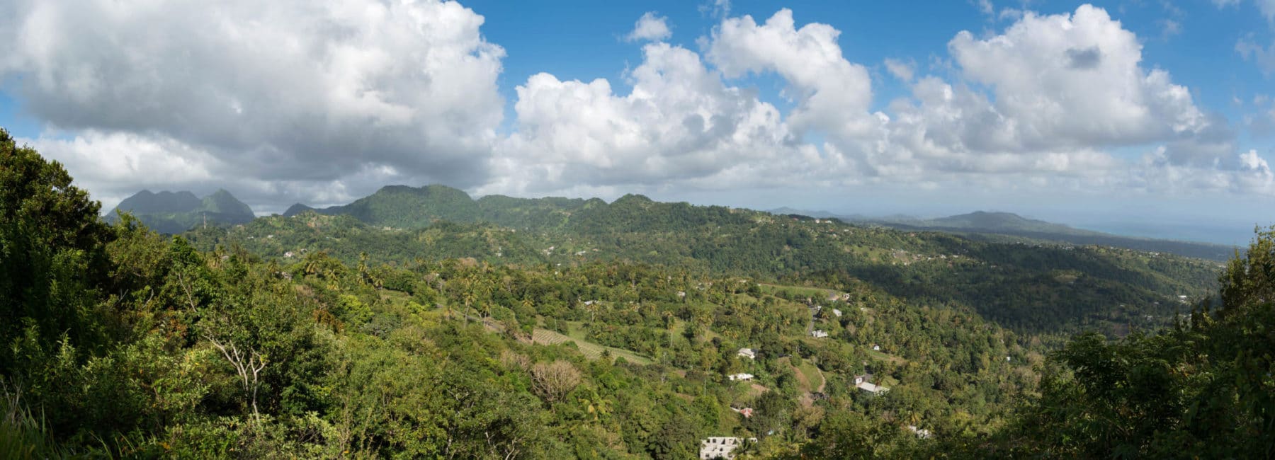 View from Tet Paul Nature Trail in St. Lucia
