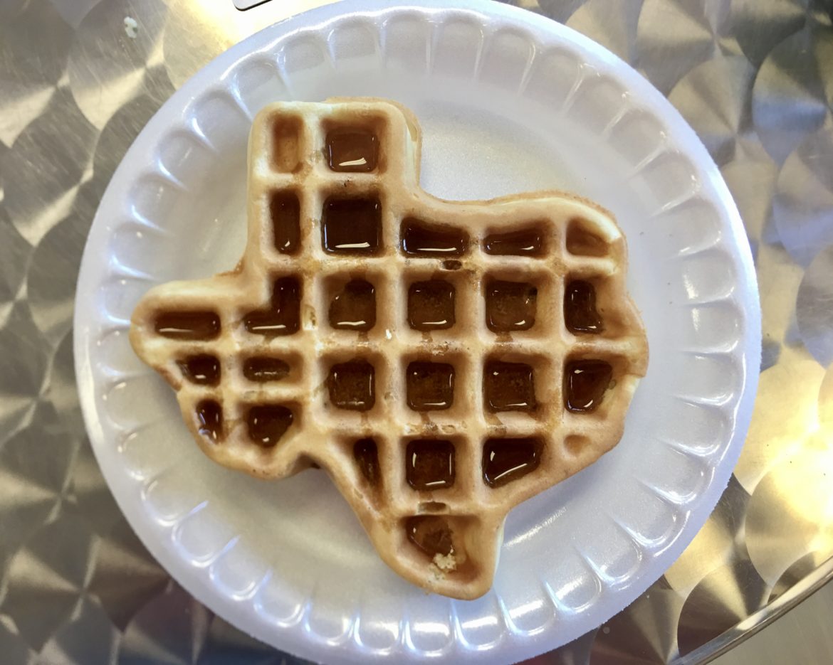 Texas-shaped waffle