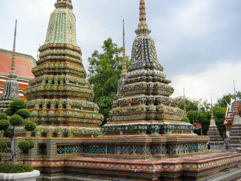 Wat Pho, Temple of The Reclining Buddha in Bangkok, Thailand