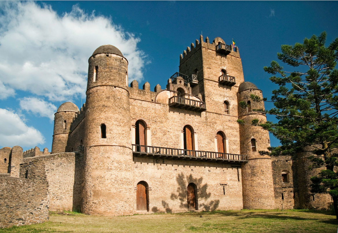 Gondar Castle in Gondar, Ethiopia
