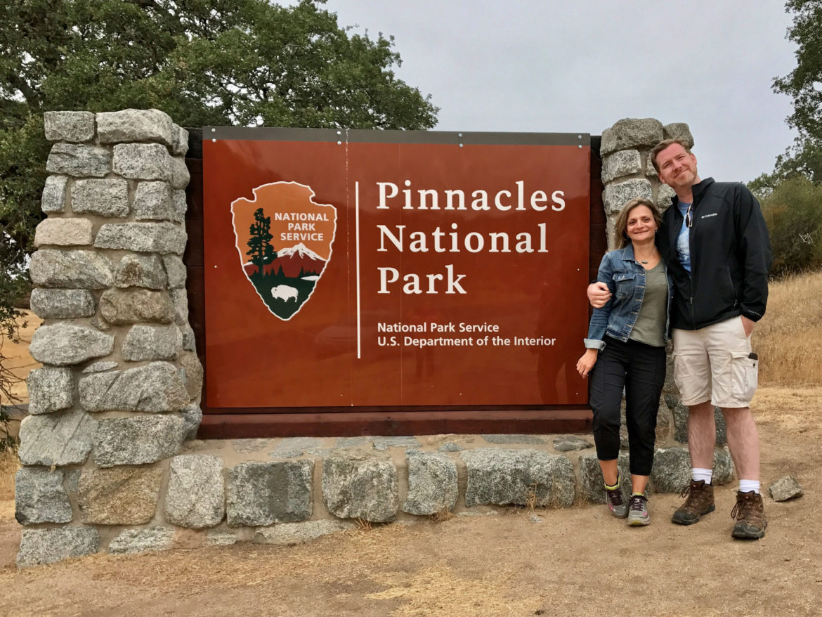 Pinnacles National Park sign