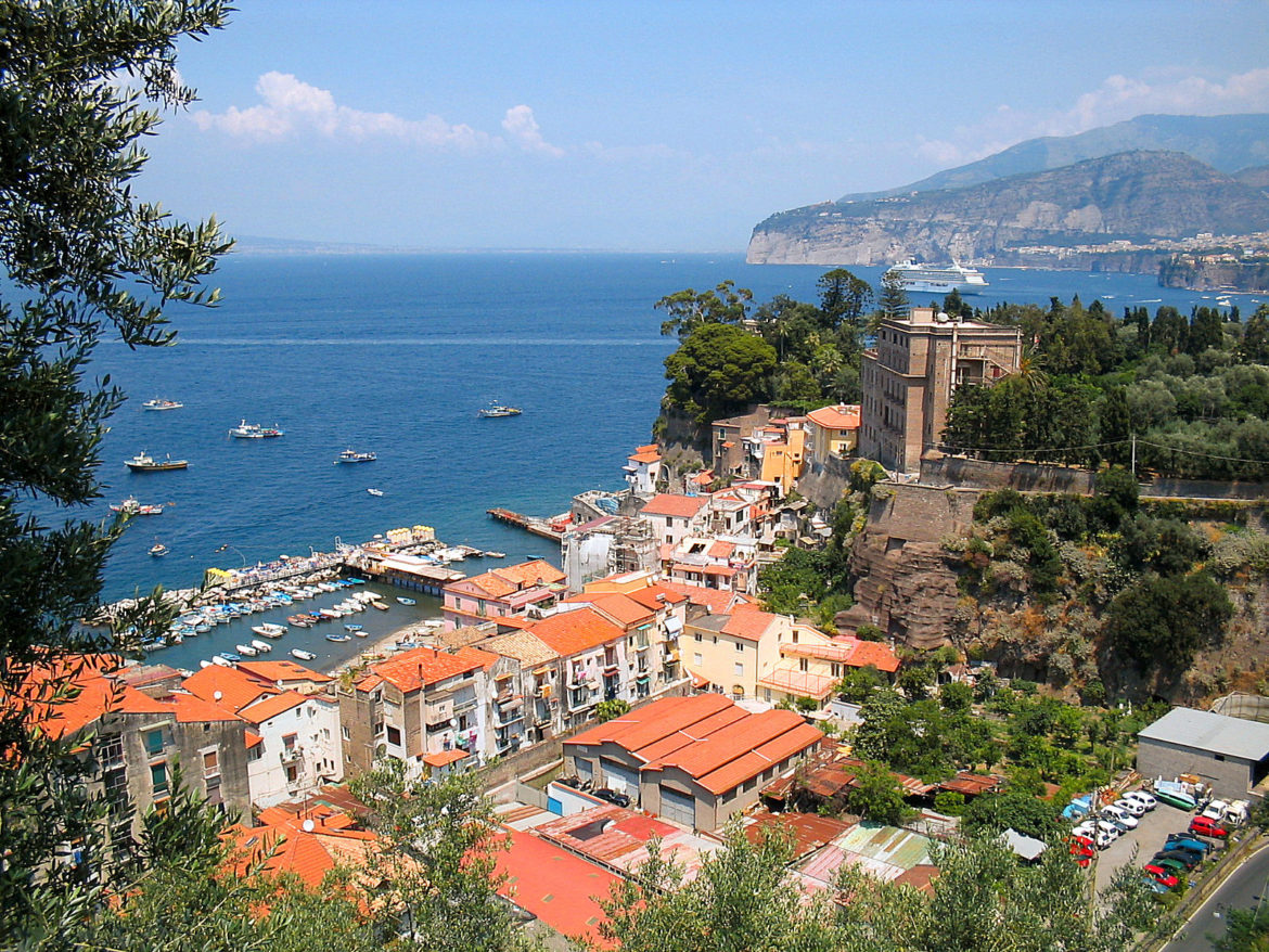 Sorrento, Italy along the Amalfi Italian Coast