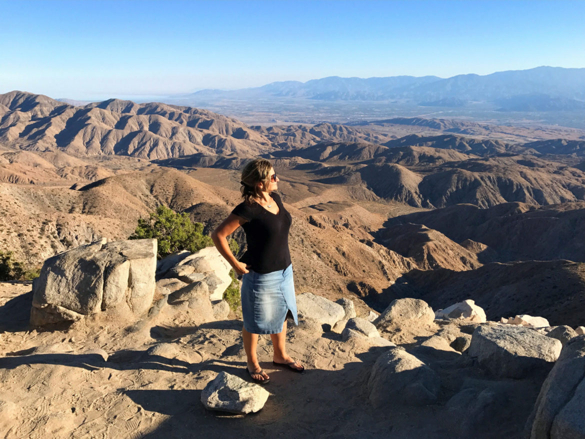 Looking at Coachella Valley from Keys View