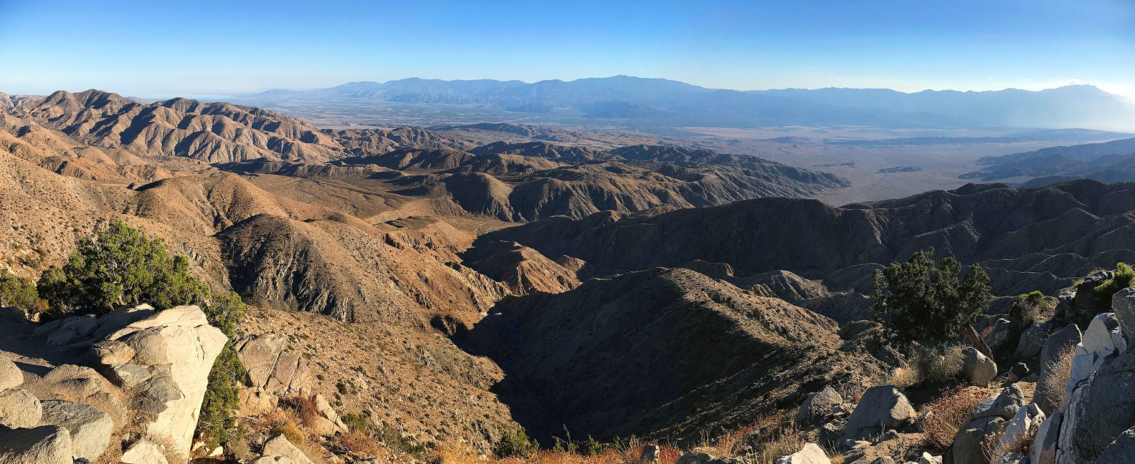 Panorama from Keys View in Joshua Tree National Park