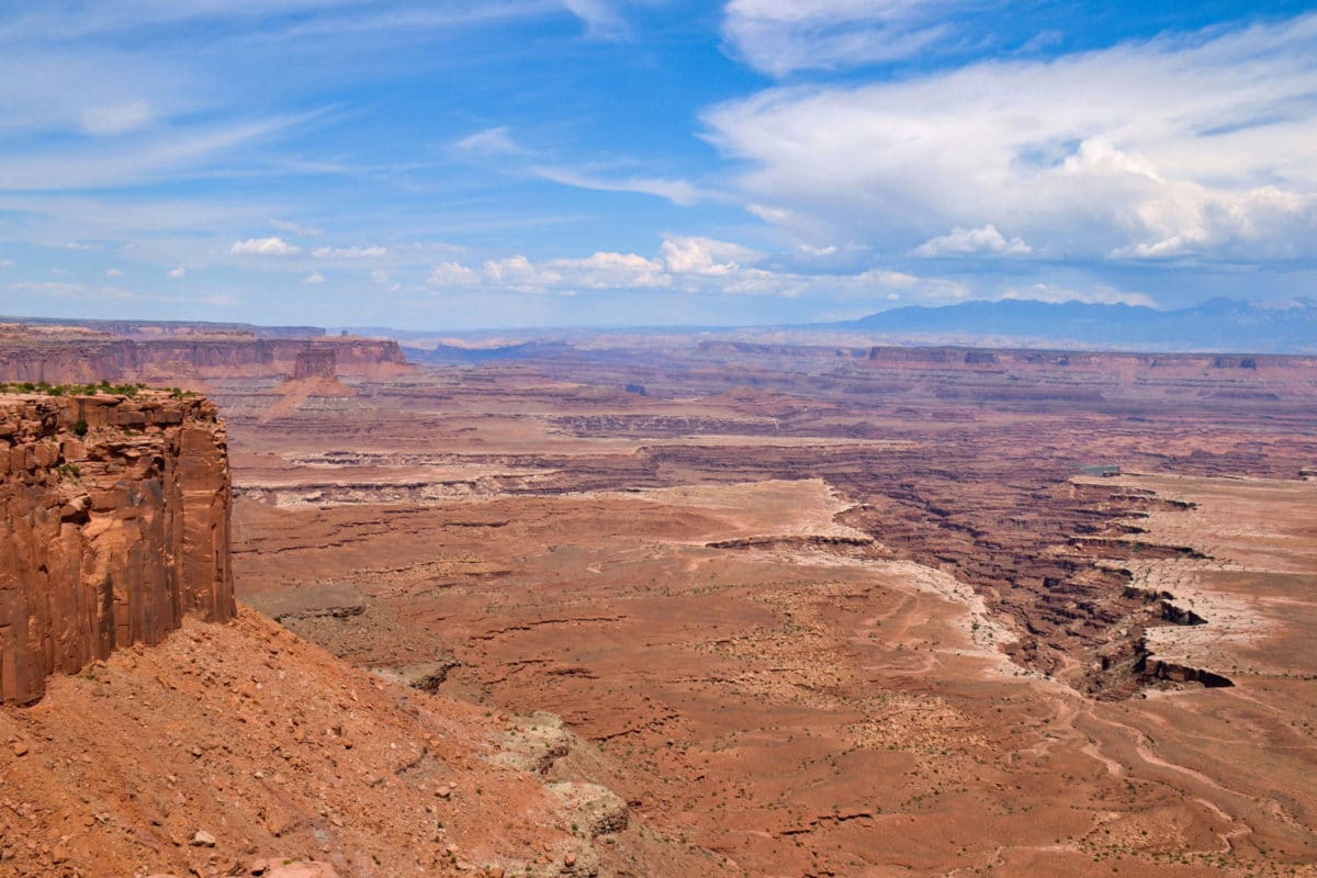 View from Buck Canyon Overlook at Canyonlands National Park