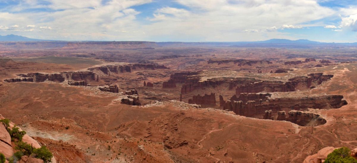 Grand View Point Overlook at Canyonlands Island in the Sky