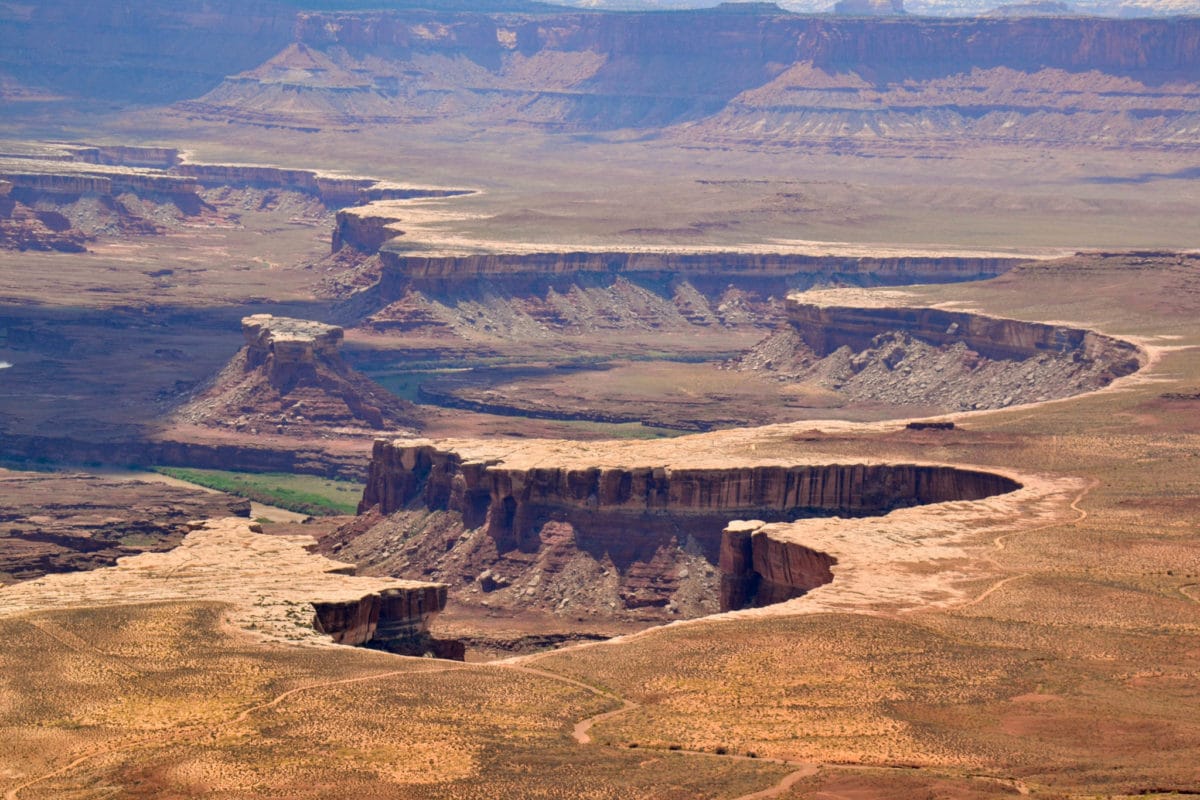 The Green River in Canyonlands Island in the Sky