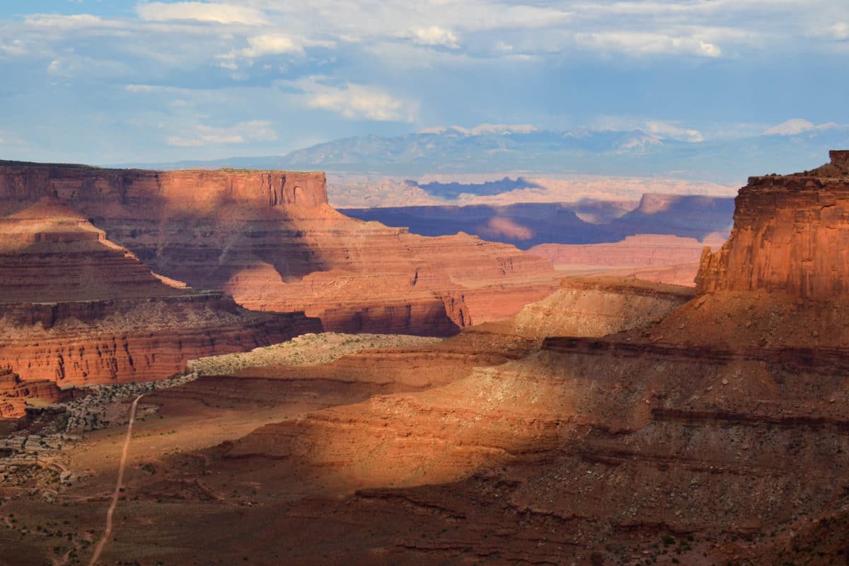 Late afternoon in Canyonlands Island in the Sky