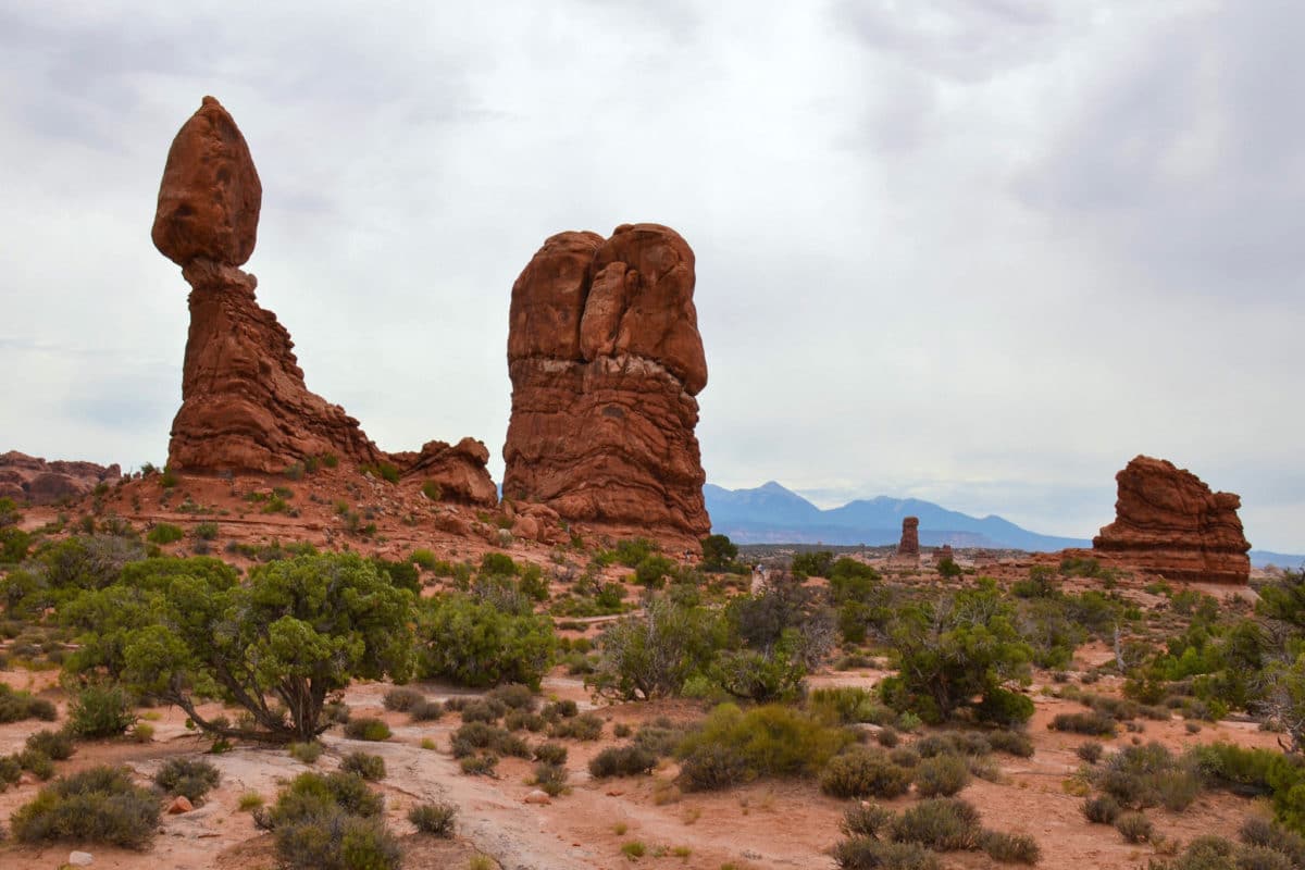 Balanced Rock Trail in Arches National Park