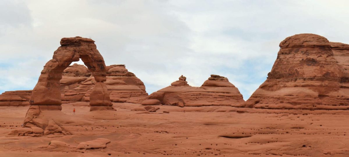 Delicate Arch Panorama in Arches National Park
