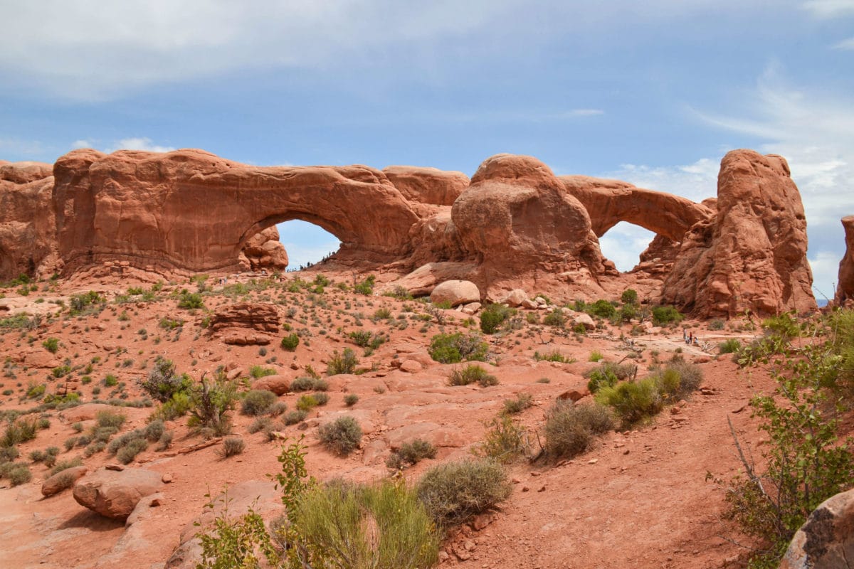 The Windows Arches in Arches National Park
