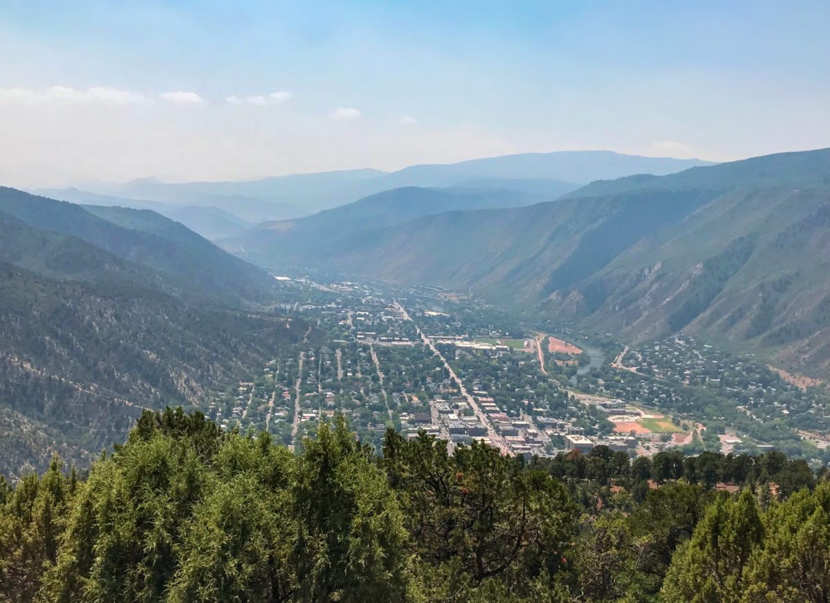 View of Glenwood Springs, Colorado