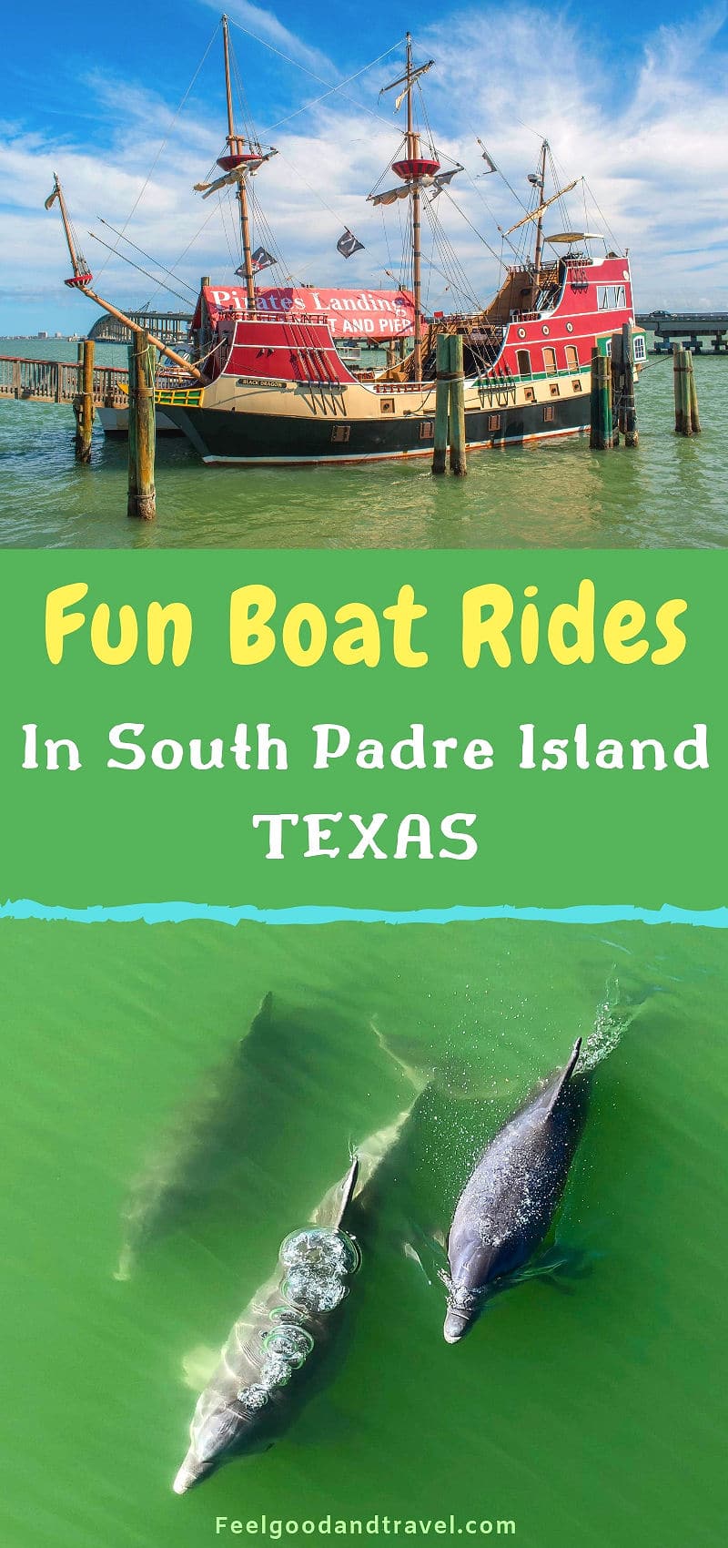 South Padre Island Boat Rides Pin