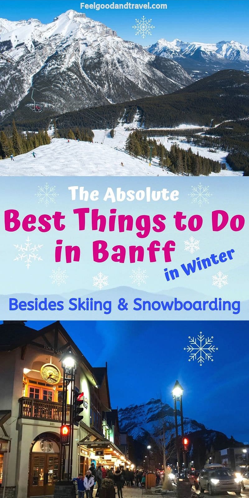 Best Things to Do in Banff in Winter Pin