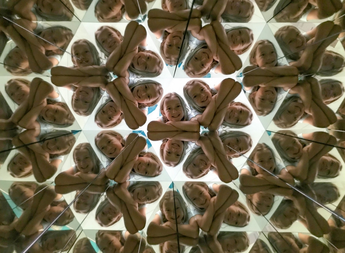Kaleidoscope exhibit at the Museum of Illusions in Kuala Lumpur