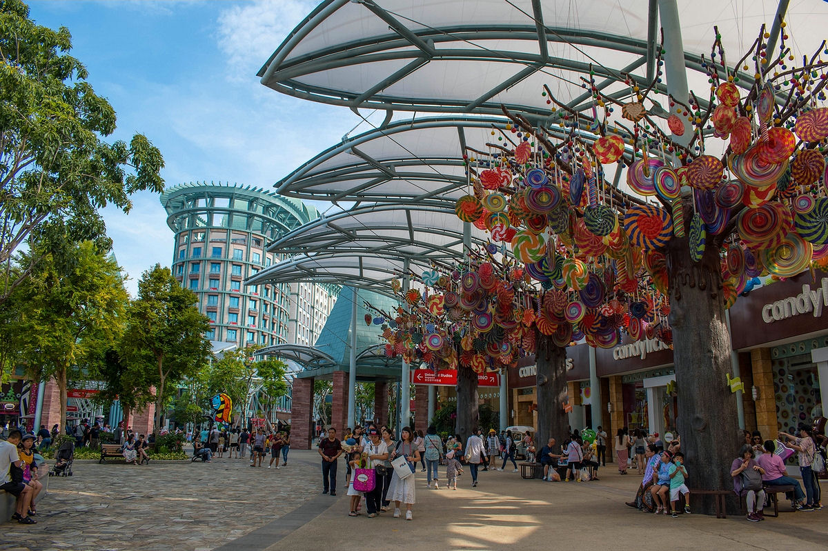 Candy Trees at Candylicious on Sentosa Island in Singapore