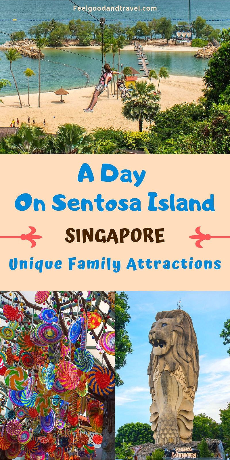Sentosa Island in Singapore Pin