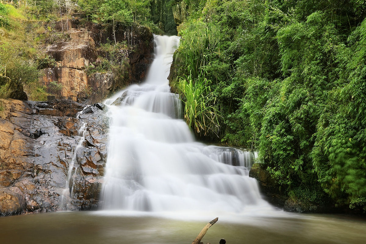 Thac Datanla waterfall near Dalat, Vietnam