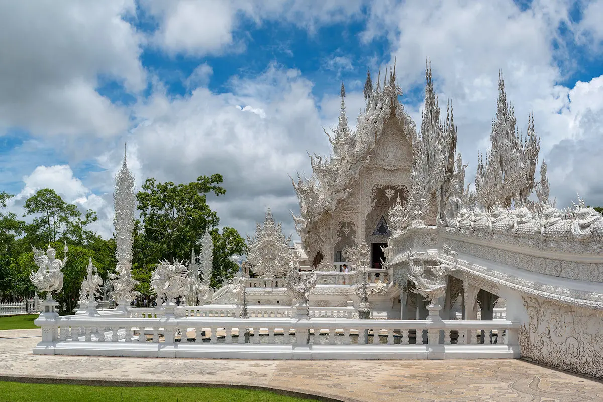 The White Temple in Thailand near Chiang Rai