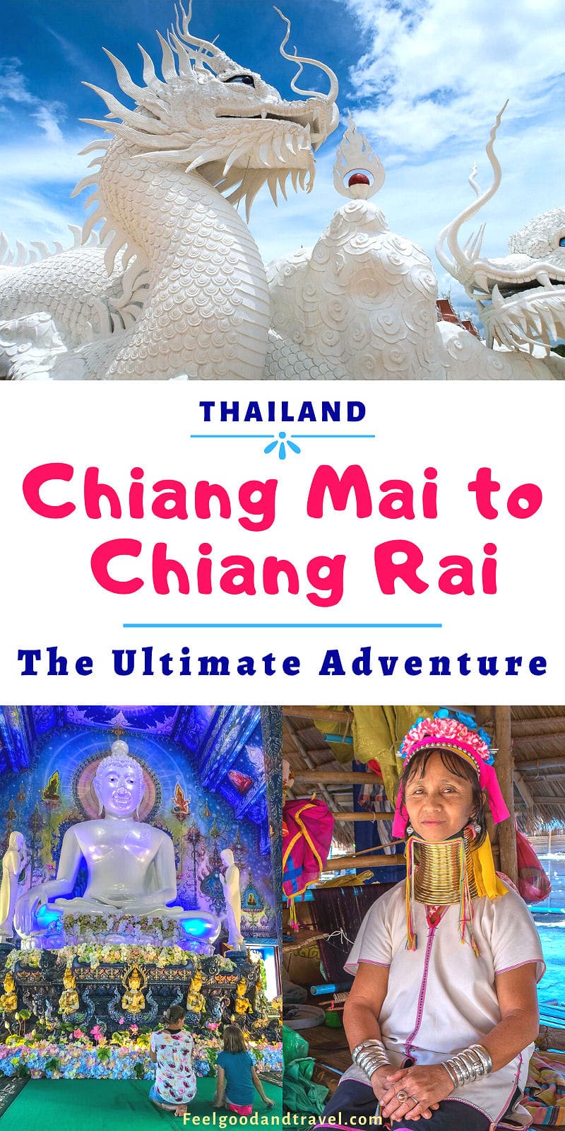 Chiang Mai to Chiang Rai Pinterest Pin