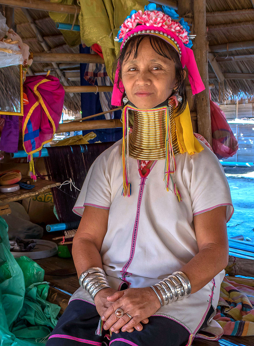 Karen Long Neck woman in Northern Thailand