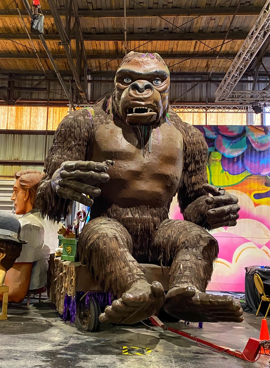 King Kong at Mardi Gras World, New Orleans
