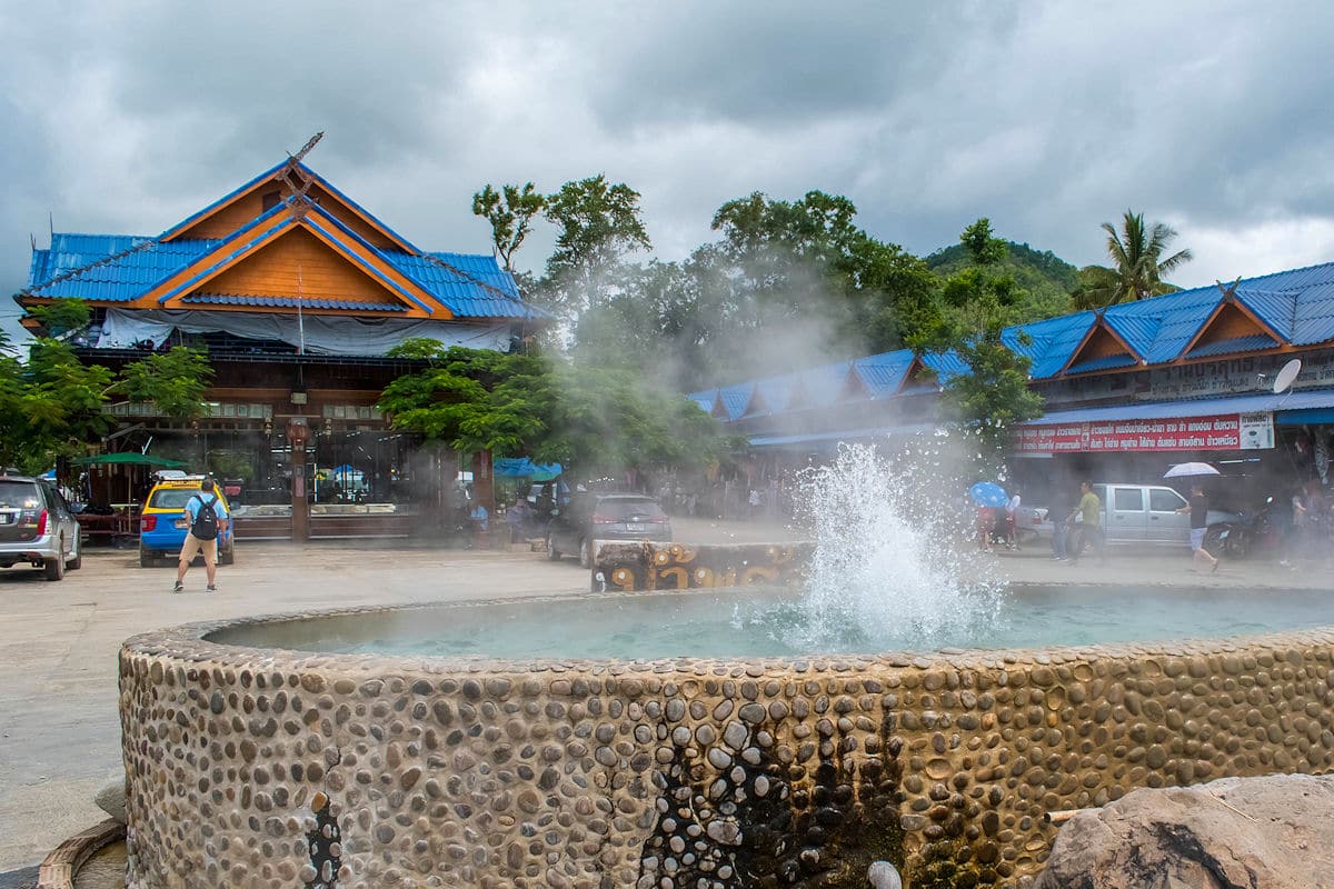 Mae Kachan Hot Springs in Northern Thailand