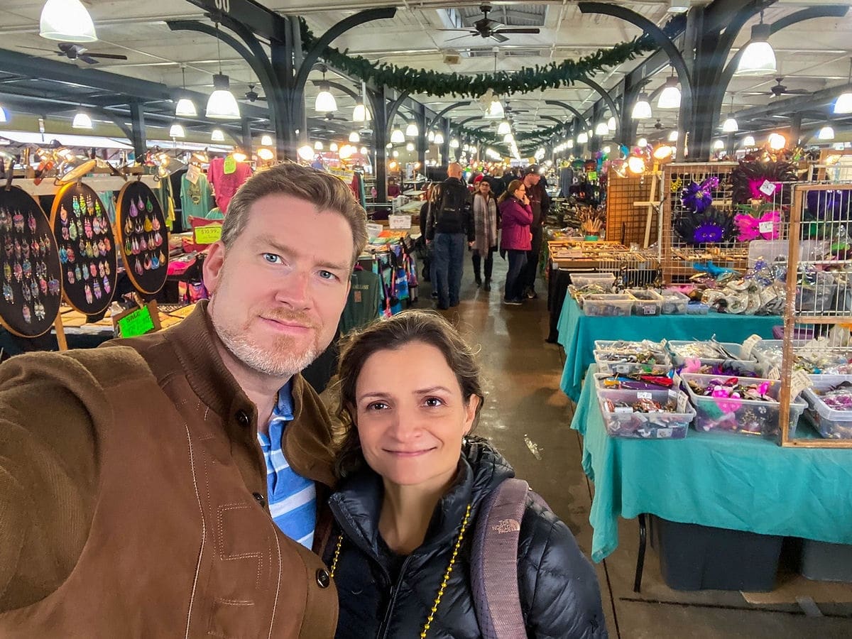 Selfie at the French Market, New Orleans