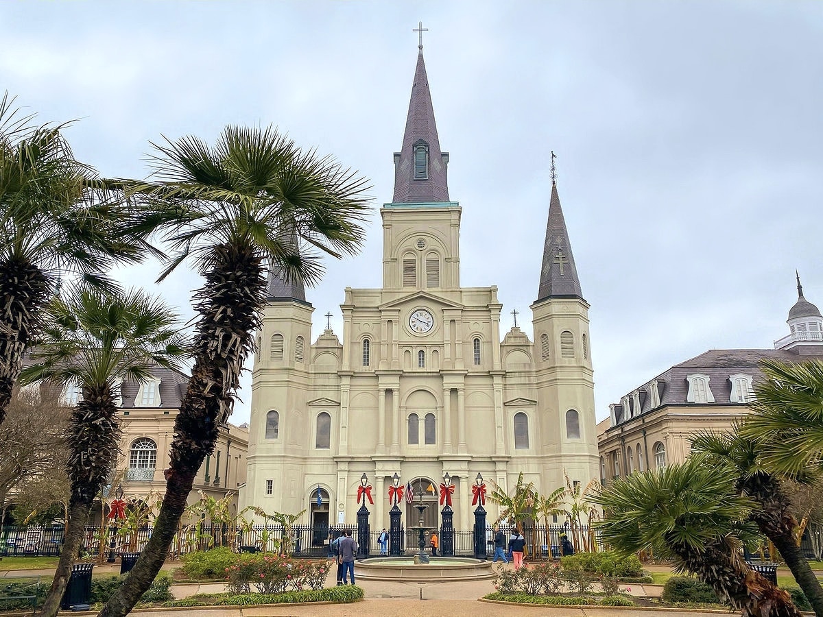 St. Louis Cathedral from Jackson Square, New Orleans